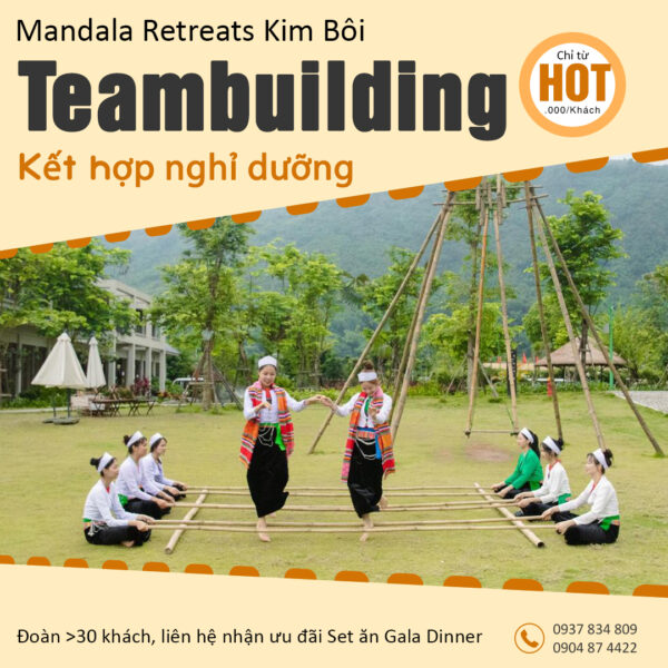 Teambuilding Mandala Retreats Kim Boi Hoa Binh